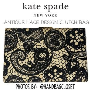 Kate Spade Lace New York Azalea Street Emanuelle, Spanish Book Clutch Bag